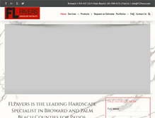 Tablet Screenshot of flpavers.com
